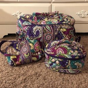 Vera Bradley-Weekender, Makeup Case, Small Zip